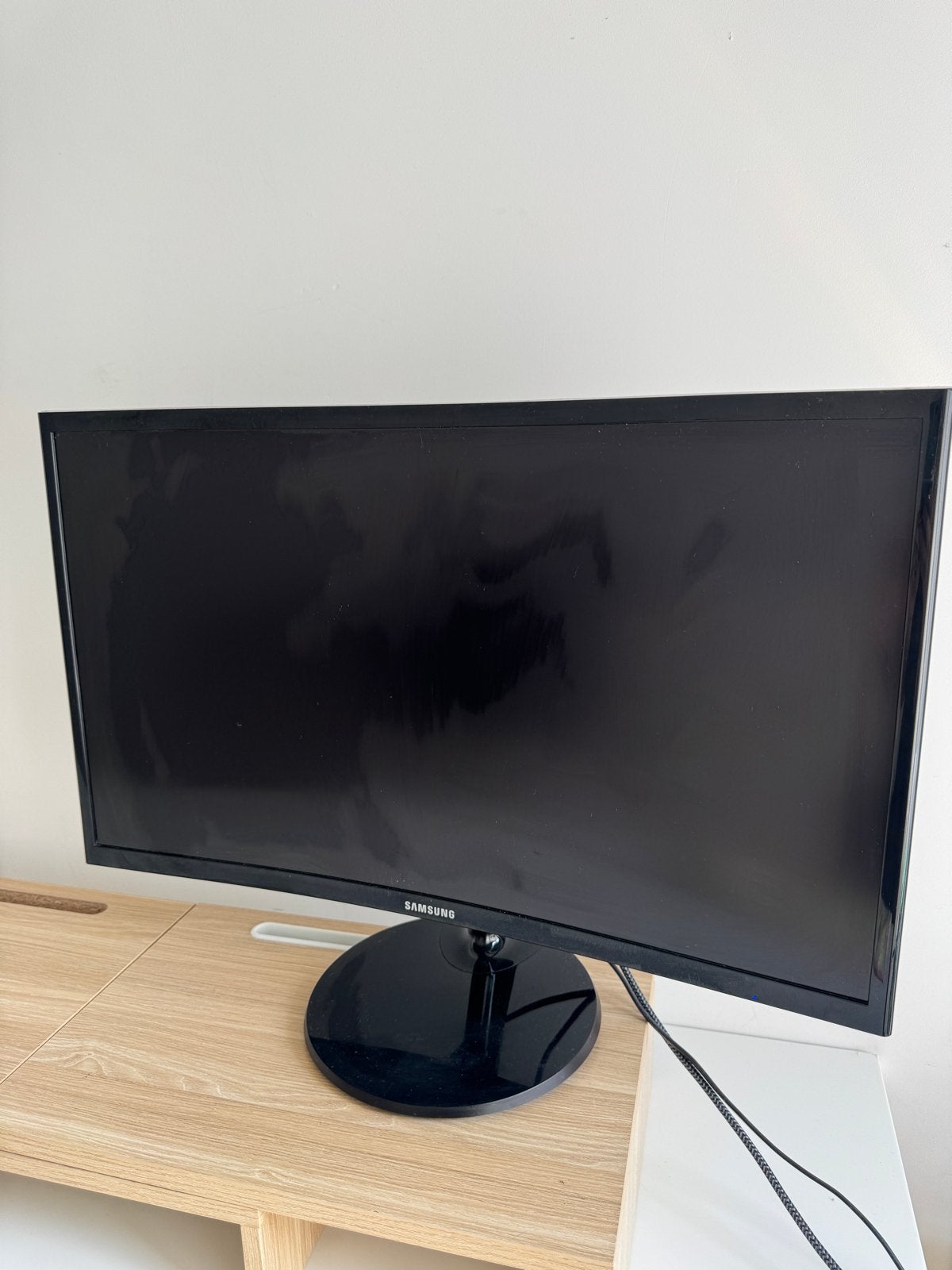 Samsung LC24F390FHNXZA 24" Curved LED FHD Gaming Monitor, Curved, Full HD, Zo goed als nieuw, LED