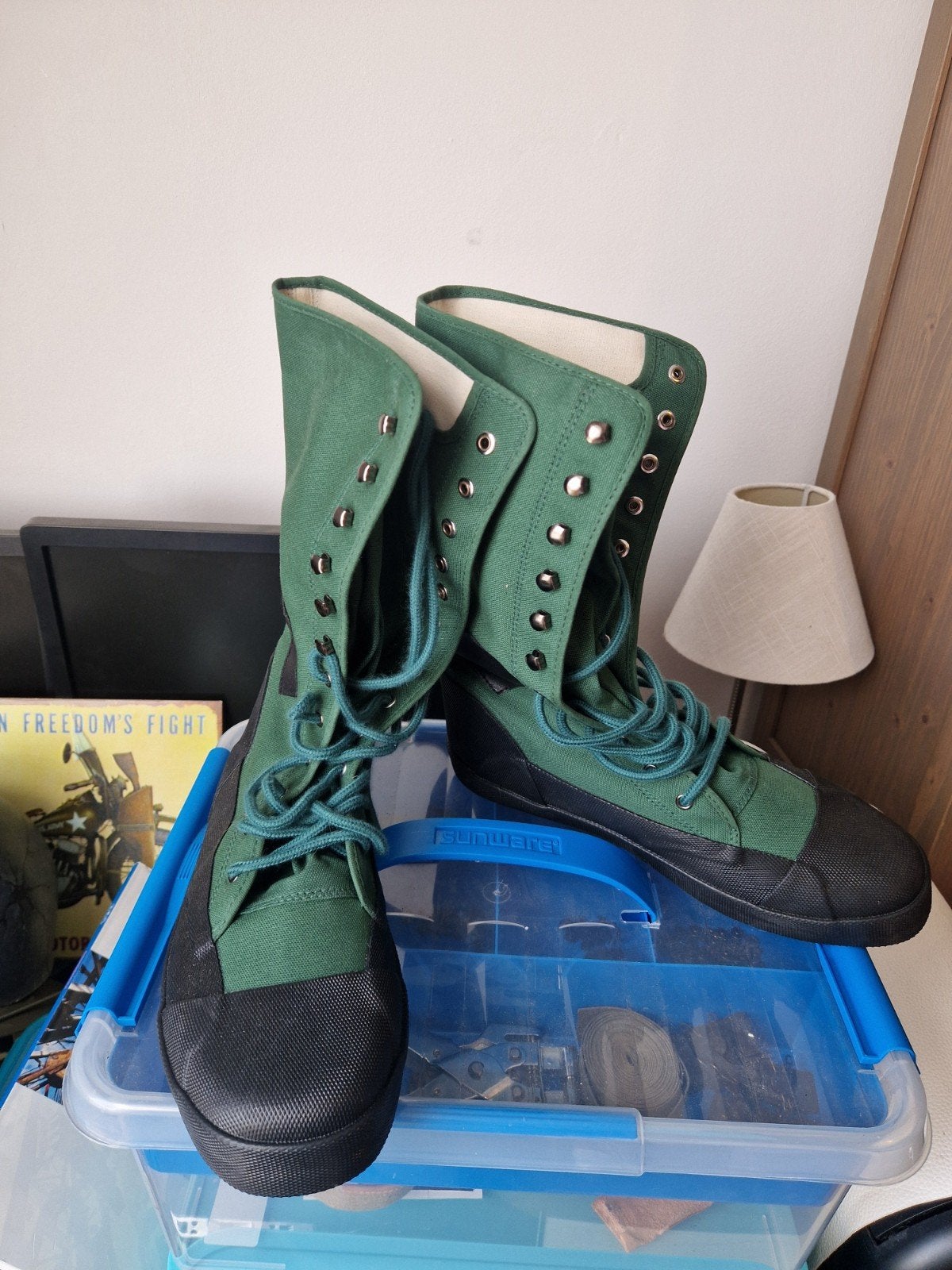malaysian jungle boots nieuw!, Verzamelen, Militaria | Tweede Wereldoorlog, Ophalen of Verzenden, Landmacht, Nederland, Kleding of Schoenen