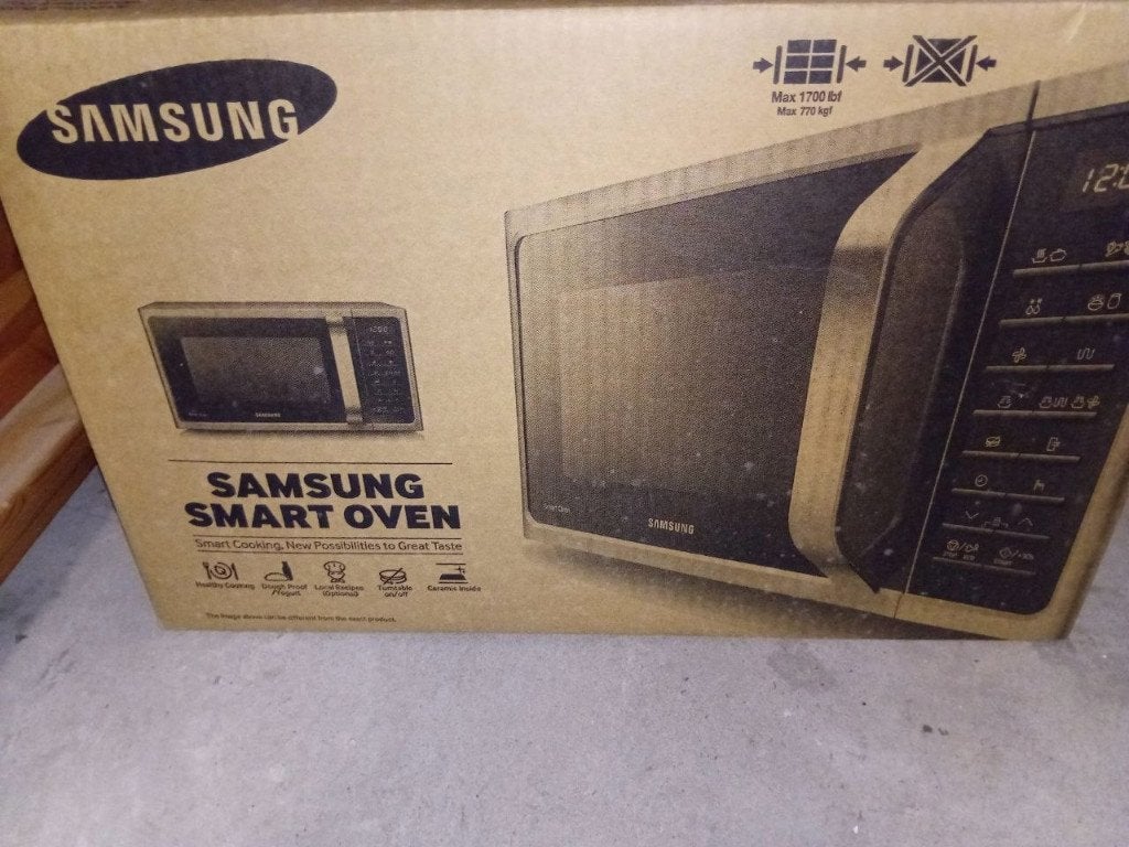 combimagnetron / oven, Ophalen, Minder dan 45 cm, Gebruikt, Combi-oven