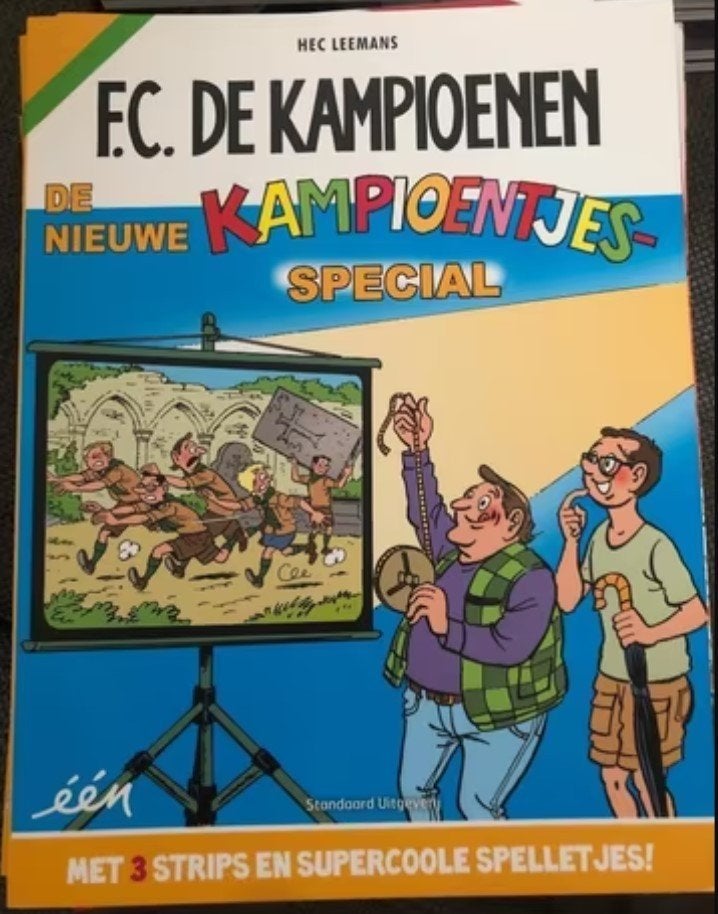 de nieuwe kampioentjes special fc de kampioenen dx1, Eén stripboek, Ophalen of Verzenden, Zo goed als nieuw