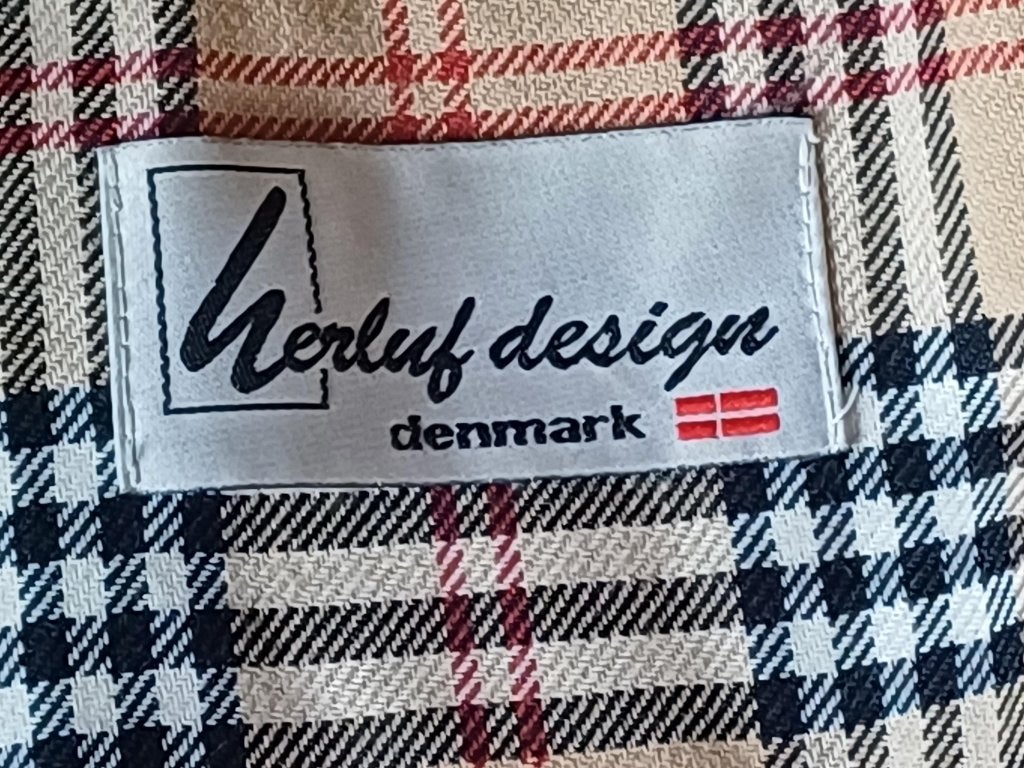 Herluf vintage (Deens) regenjas (Lakjas), Herluf Design Denmark, Ophalen of Verzenden, Gedragen, Zwart