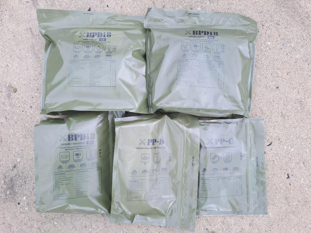 Tsjechisch Army MRE/Rantsoen/BPDi8 -THT 2027, Verzenden, Landmacht, Overige gebieden, Overige typen