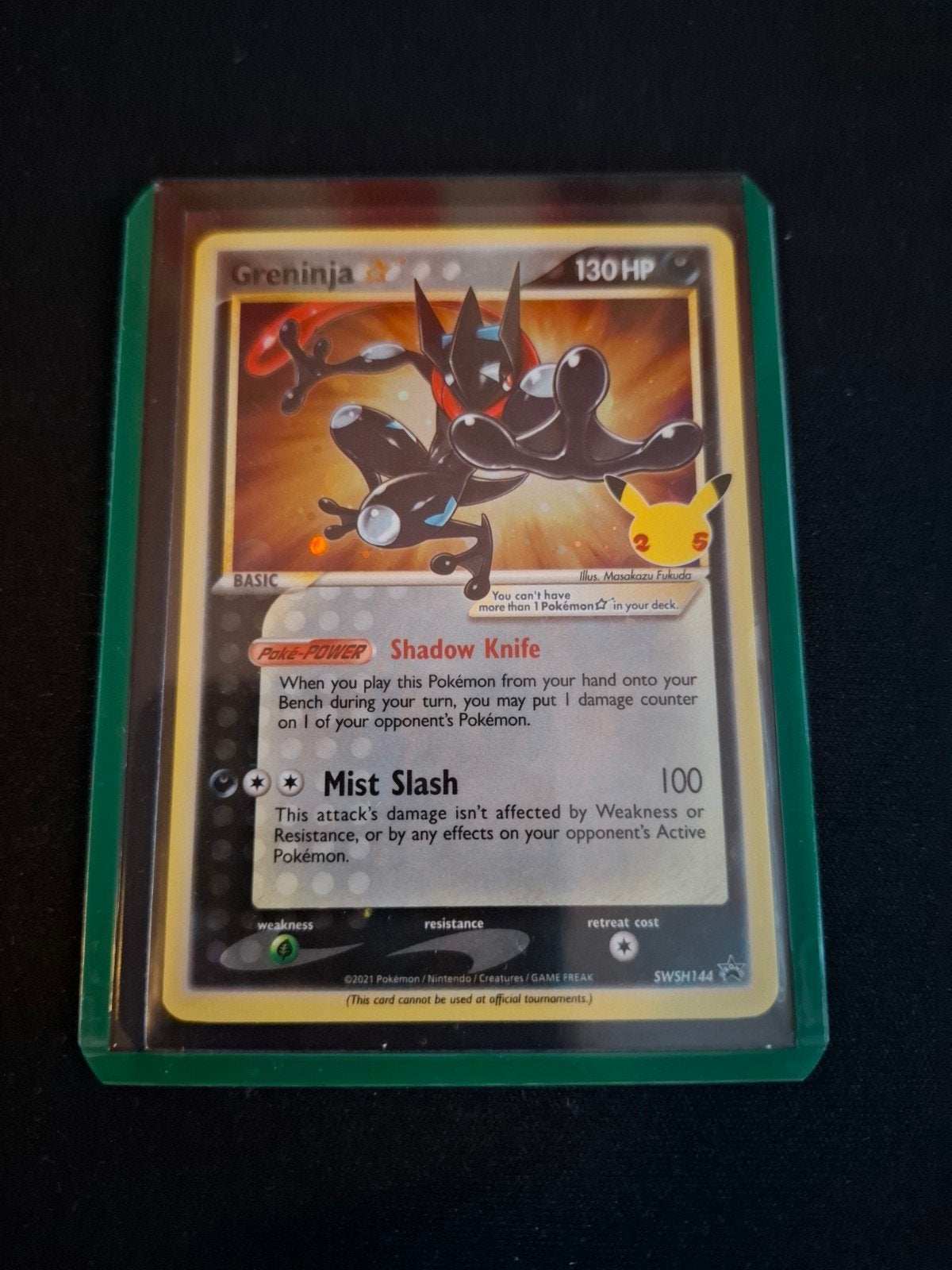 Greninja Pokémon Kaart - Celebrations SWSH144, Ophalen, Nieuw, Losse kaart, Foil