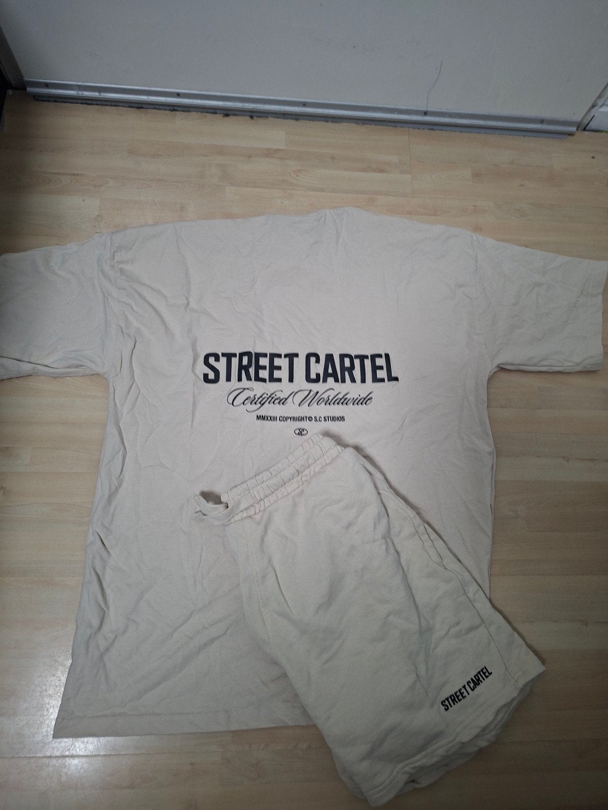 Street Cartel set - Maat L, Maat 52/54 (L), Street Cartel, Beige, Ophalen of Verzenden
