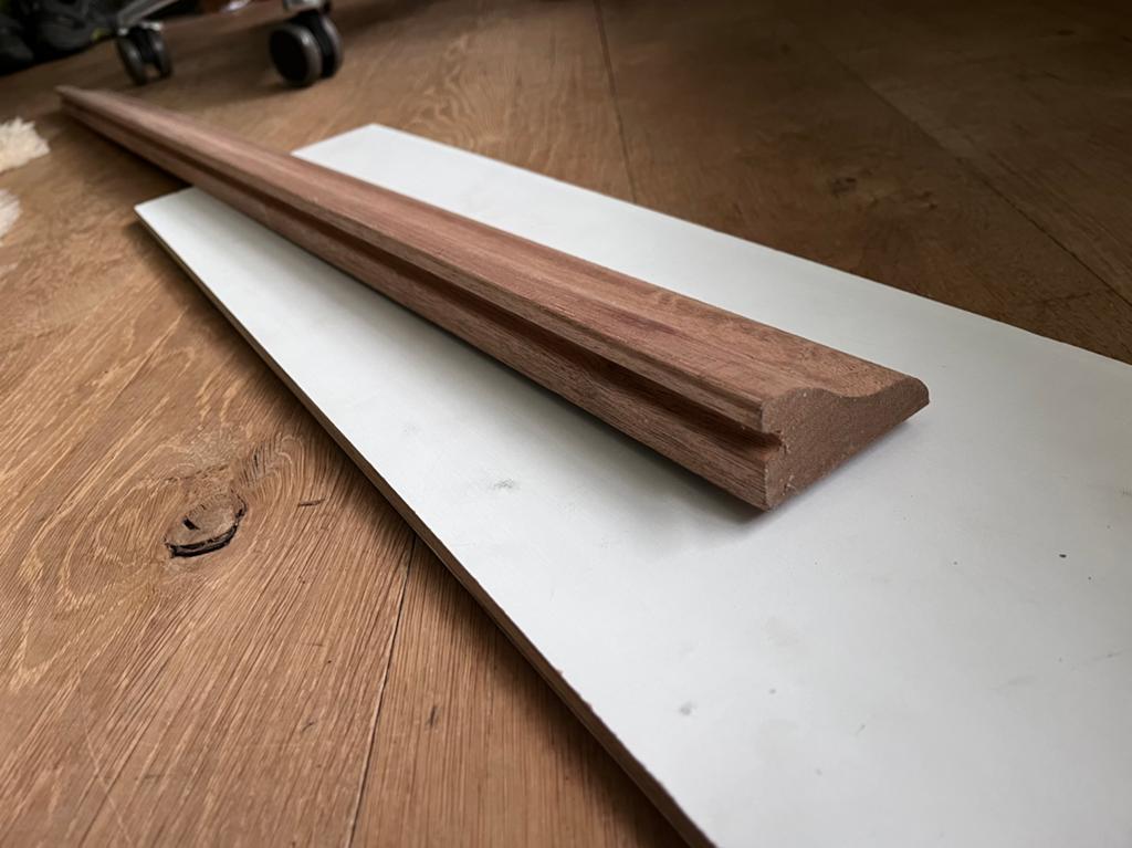 Hardhouten weldorpel, Doe-het-zelf en Verbouw, Ophalen, Nieuw, Buitendeur, 200 tot 215 cm