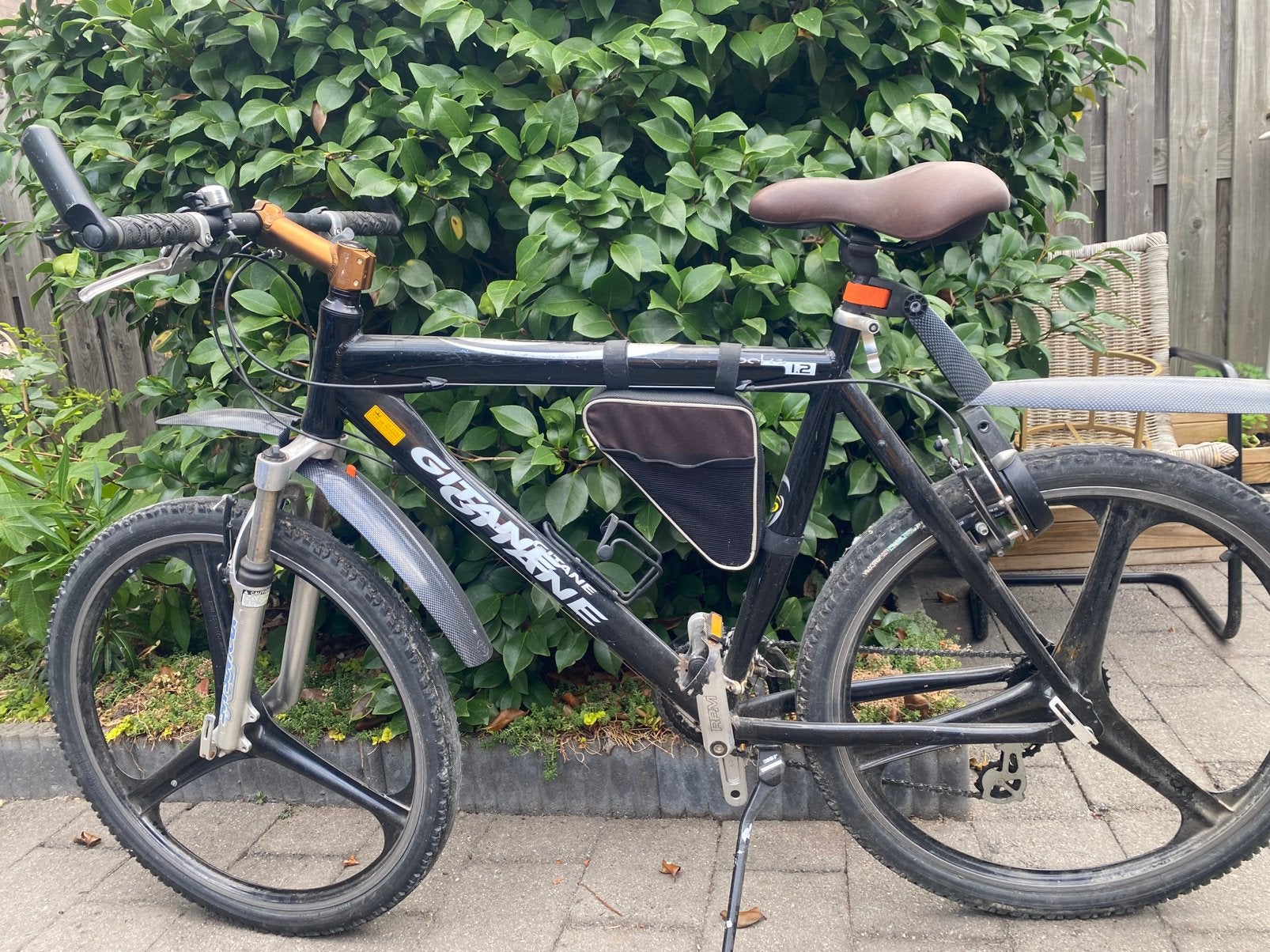 Mountainbike, Gebruikt, Velgrem, 15 tot 20 versnellingen, 53 tot 57 cm