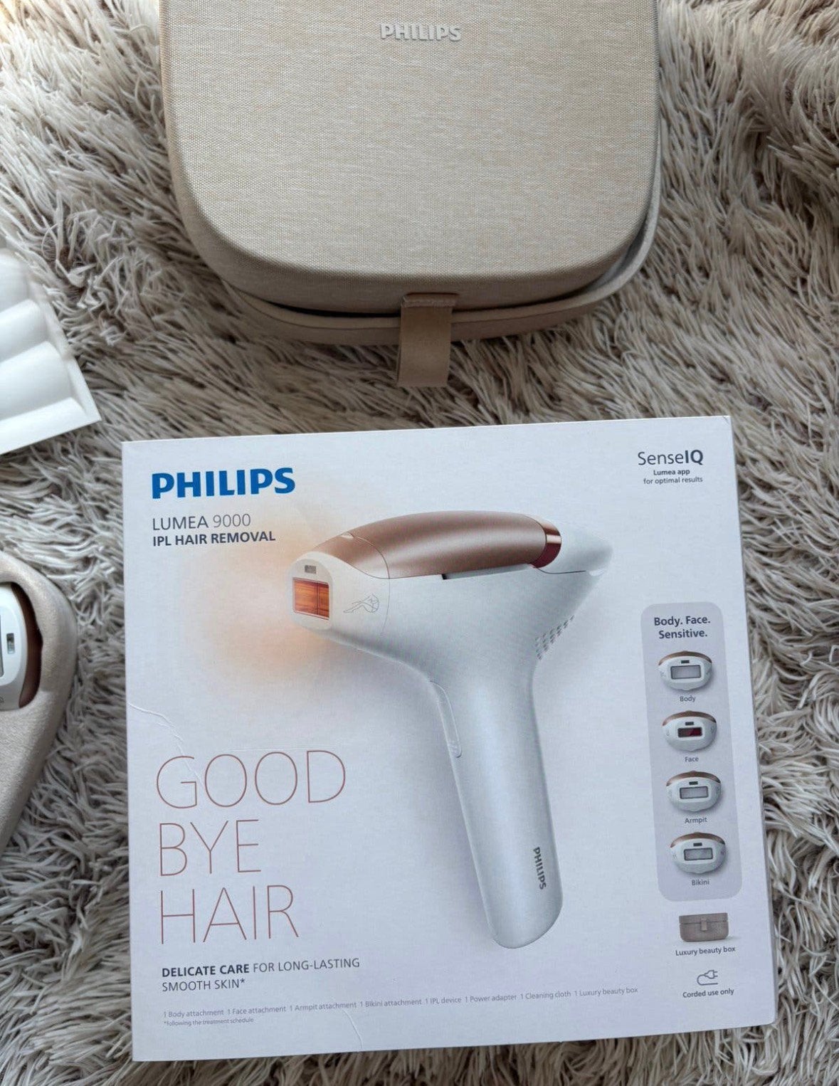 Philips Lumea 9000 Series IPL Ontharingsapparaat, Ophalen of Verzenden, Zo goed als nieuw, Overige typen
