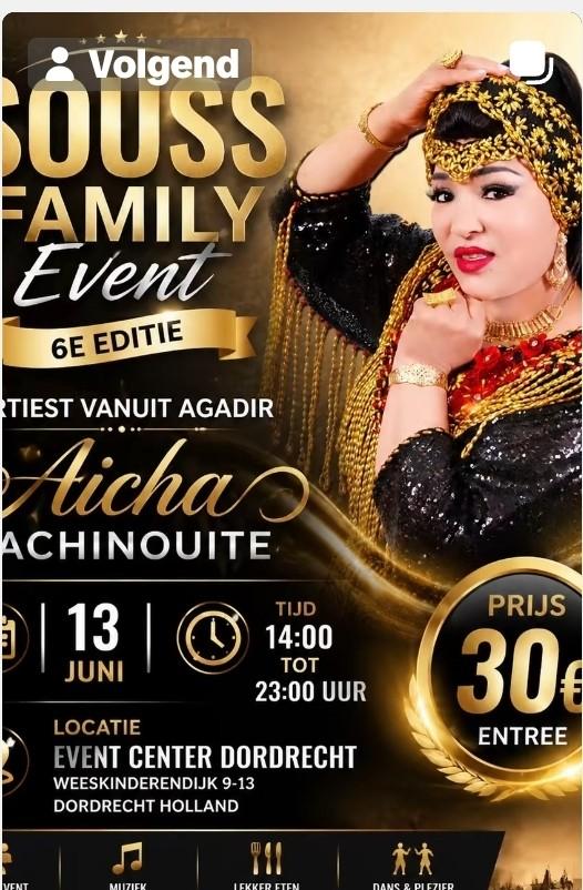 Tickets Souss Family Event VIP 13-6-26, Twee personen