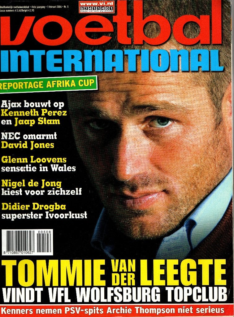 143 Voetbal International tijdschriften 2006,17,23,24,2025, Ophalen, Gelezen, Balsport