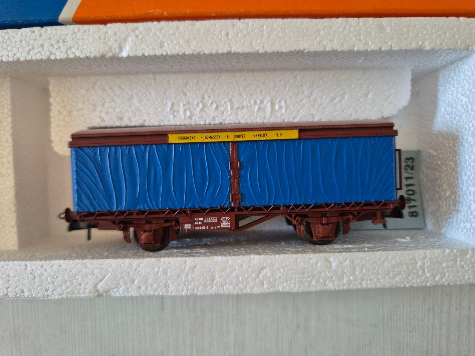 Fraaie Roco H0 NS zeilwagon 46220 Hoogovens (nieuw), Gelijkstroom, Ophalen of Verzenden, NS, Roco