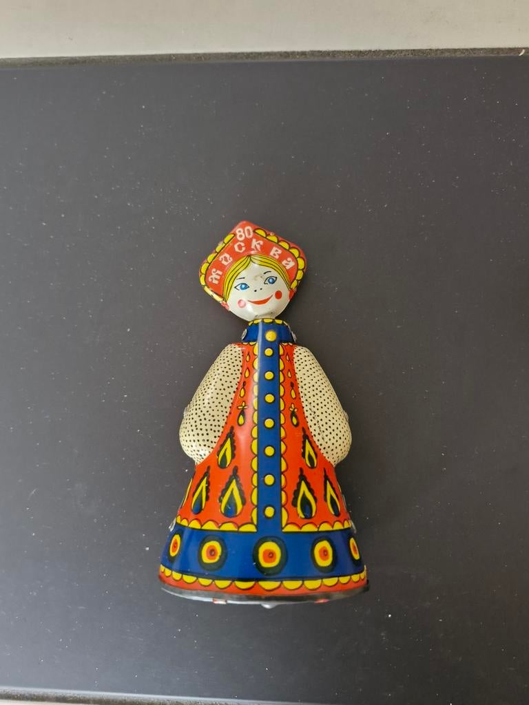 Vintage Russische Opwindpop Moskou 1980 Olympische Spelen, Ophalen, Gebruikt, Overige typen
