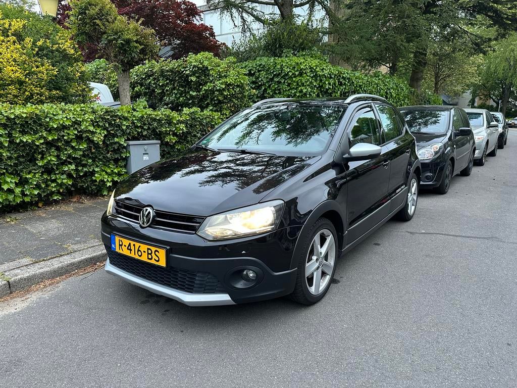 Volkswagen Polo Cross 1.2 TSI 2012 Zwart, Voorwielaandrijving, 40 €/maand, Zwart, 1200 kg