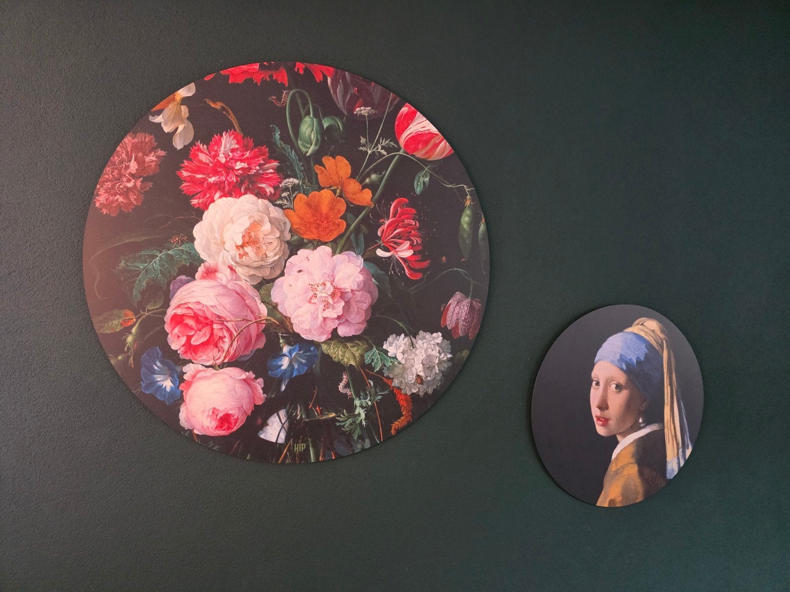 HIP ORGNL Bloemenstilleven en Meisje met de Parel, Paneel, Klassiek, Print, Ophalen