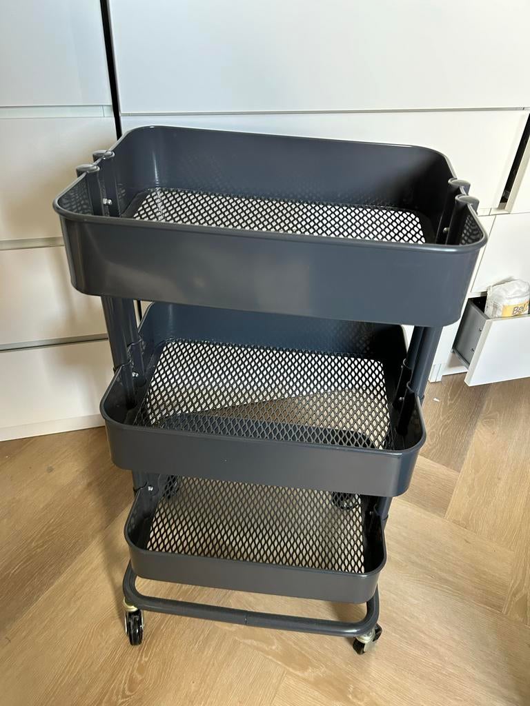 IKEA RÅSKOG roltafel trolley - Grijs, Ophalen, Gebruikt, Grijs, Metaal