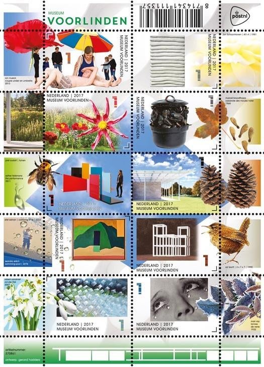 Nederland NVPH nr 3555/64 postfris Museum Voorlinden 2017, Ophalen of Verzenden, Na 1940, Postfris