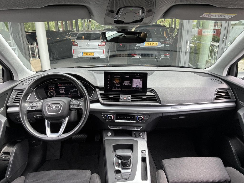 Audi Q5 50 TFSI e Advanced edition 300PK | Trekhaak | Naviga, Automaat, Gebruikt, 4 cilinders, Zwart
