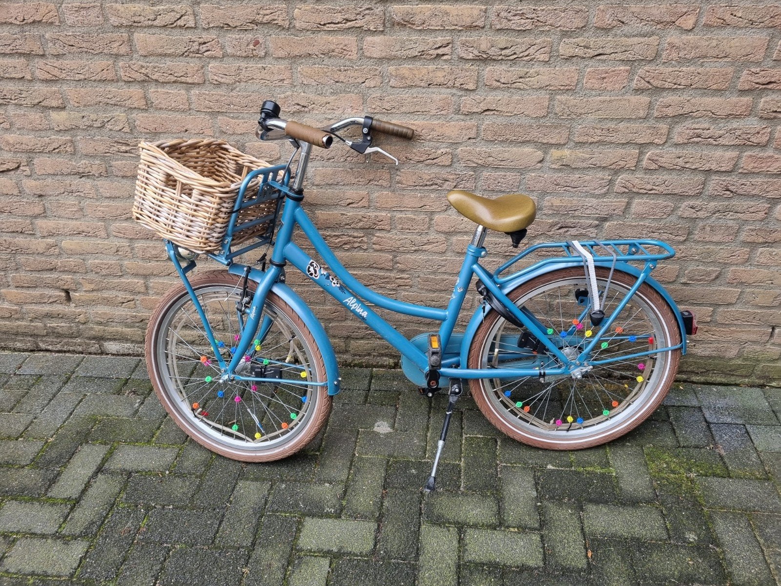 24 inch fiets blauw alpina, Fietsen en Brommers, Ophalen, Gebruikt, 24 inch