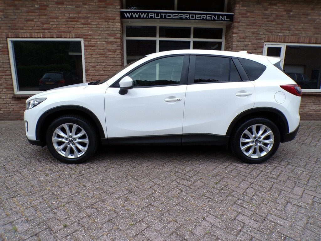Mazda CX-5 2.0 GT-M 4WD Automaat / Leder / Navi / Trekhaak, Auto's, Automaat, Zwart, 4 cilinders, Wit