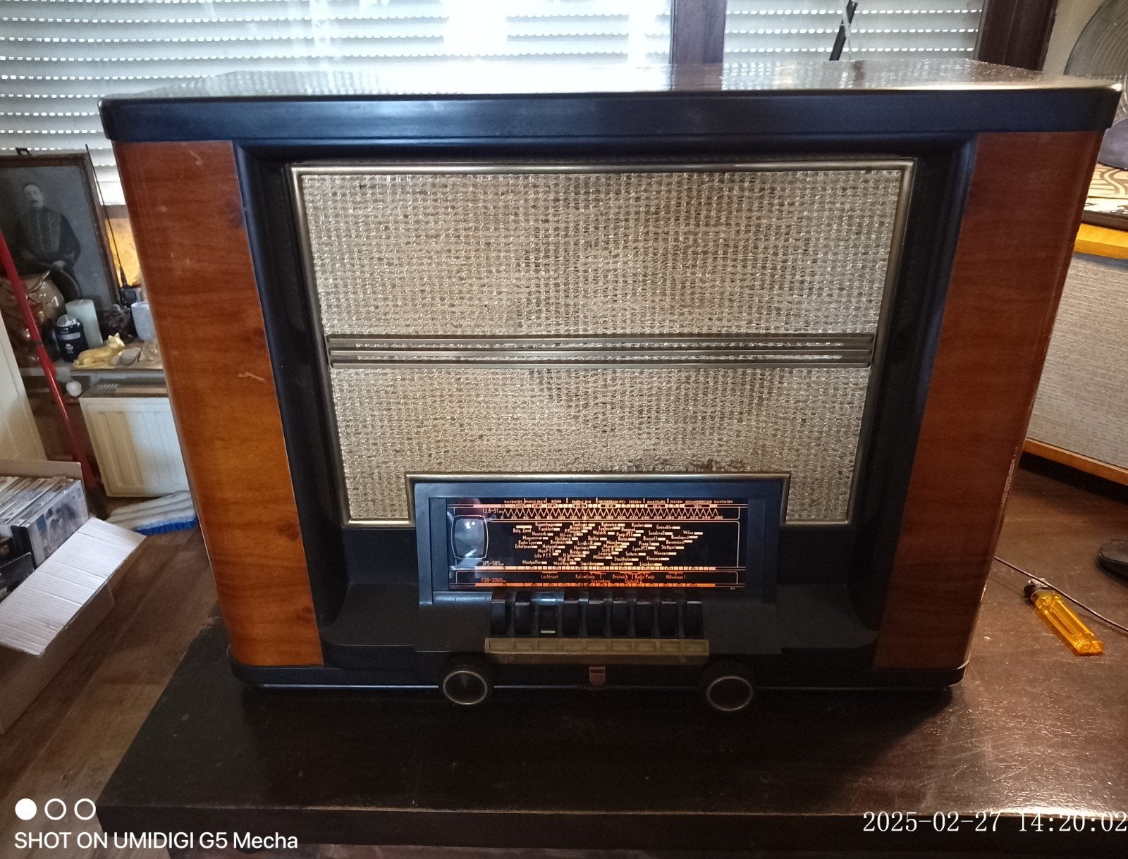 Philips buizenradio 1939., Antiek en Kunst, Antiek | Tv's en Audio, Ophalen