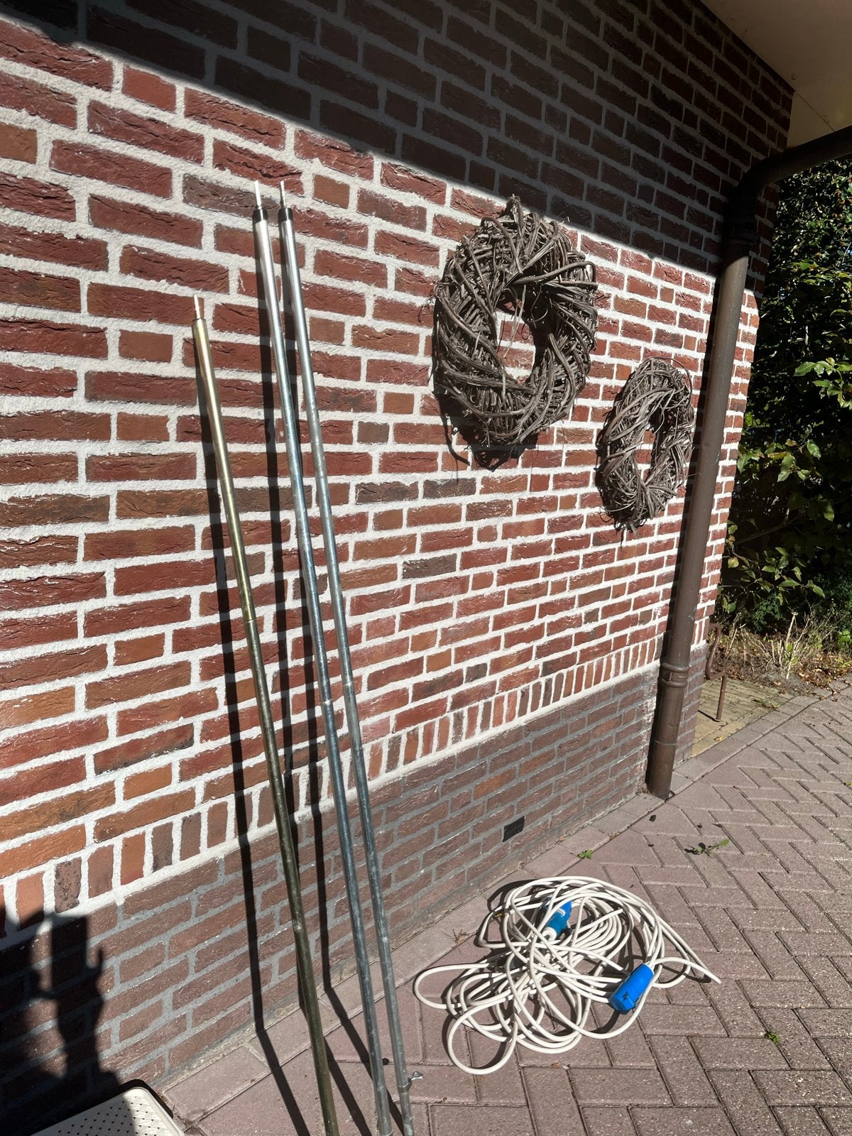 Verlengkabel en metalen stangen, Caravans en Kamperen, Ophalen of Verzenden, Gebruikt