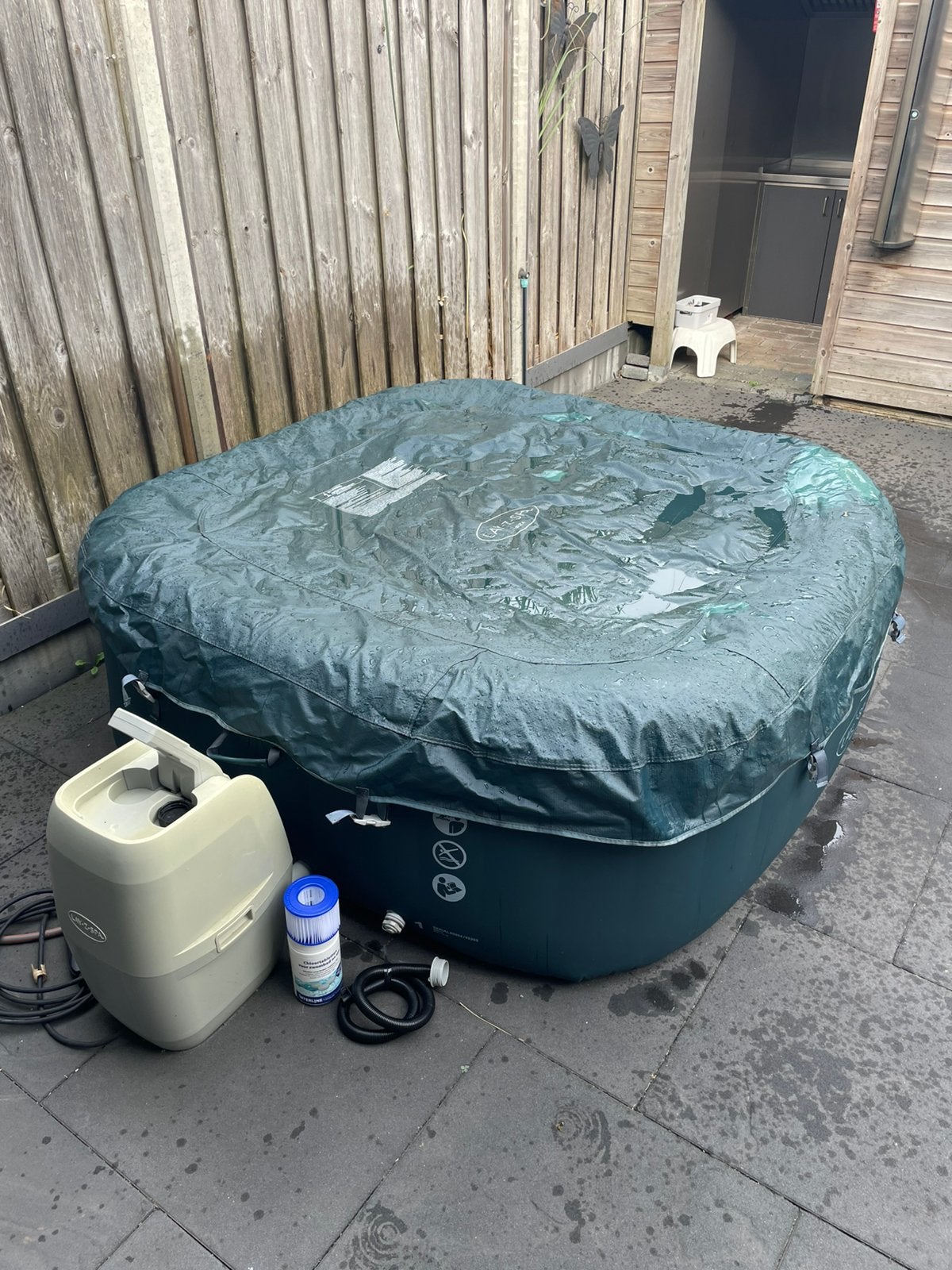 Bestway Lay-Z-Spa Ibiza jacuzzi 180cm, Tuin en Terras, Bubbelbaden en Hottubs, Ophalen, Gebruikt, Opblaasbaar