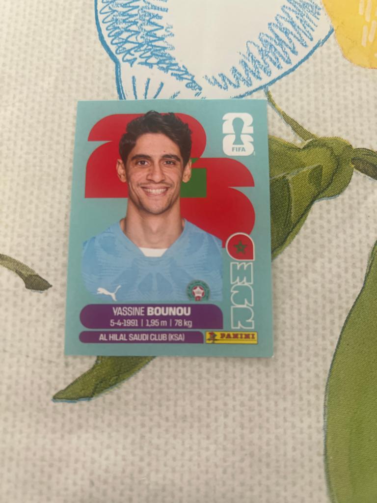 Panini FIFA World Cup 2026 Sticker - Yassine Bounou, Ophalen of Verzenden, Overige typen