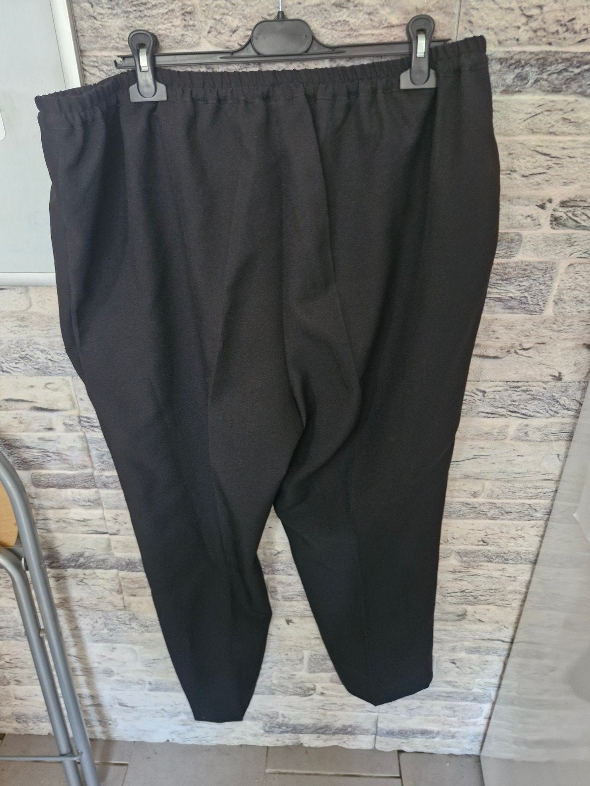 Zwarte nette broek maat 50, Zwart, Onbekend, Ophalen of Verzenden, Zo goed als nieuw