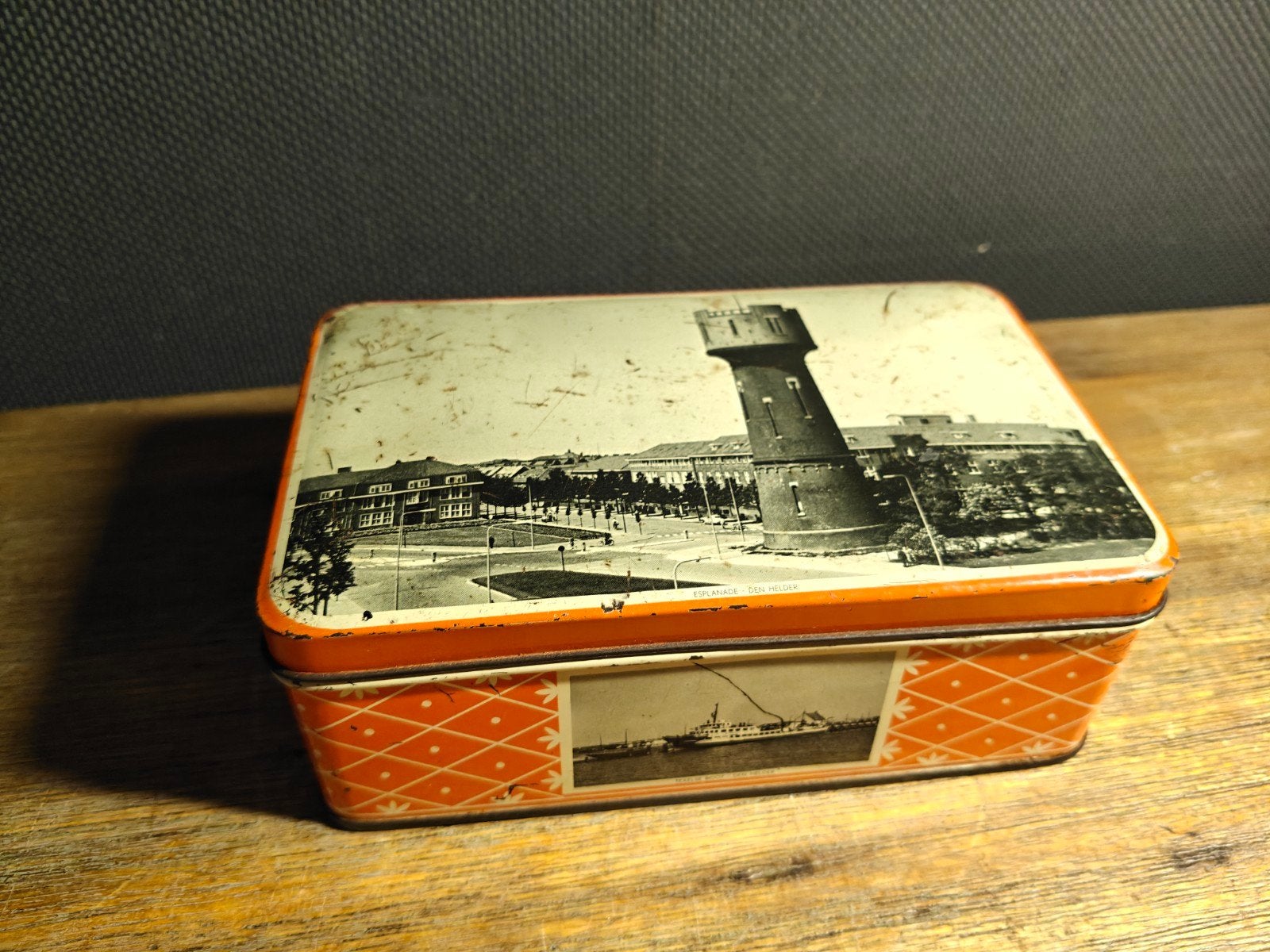 Vintage Koekblik Den Helder - Historische Afbeeldingen, Ophalen of Verzenden