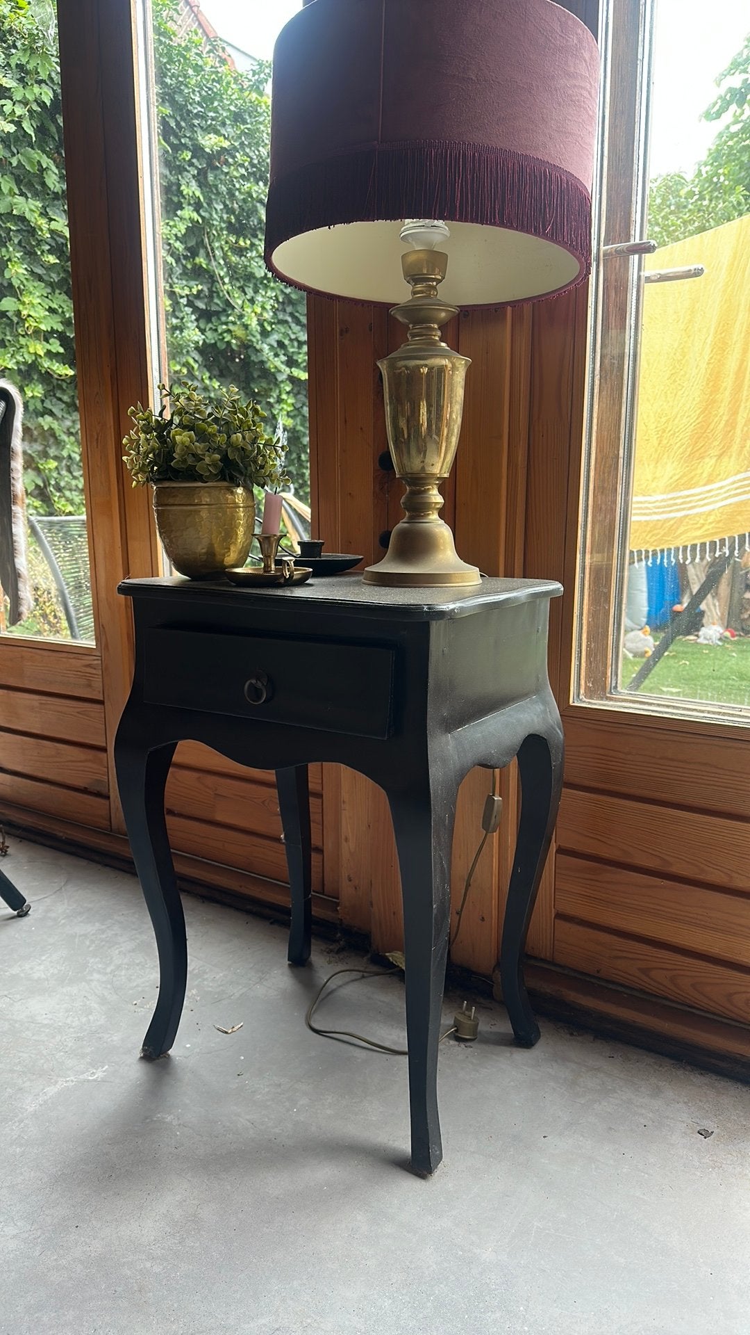 Bijzettafel, Huis en Inrichting, Tafels | Bijzettafels, Ophalen, Rond, Minder dan 55 cm