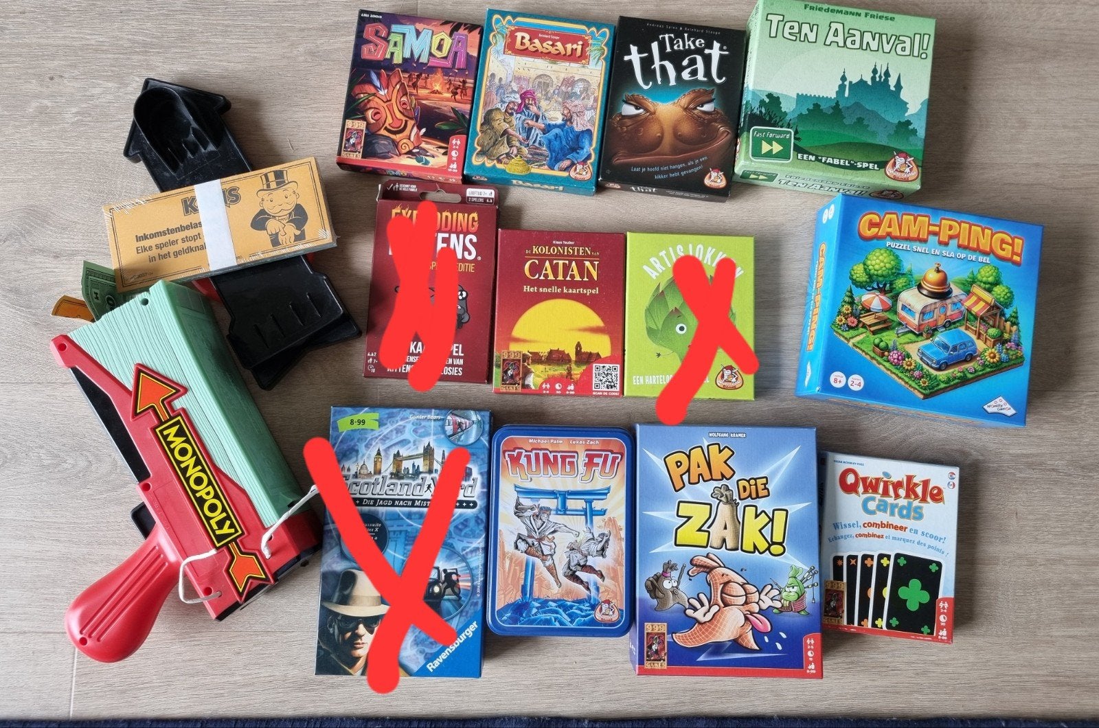 Grote collectie bordspellen en kaartspellen, Vijf spelers of meer, Ophalen, Zo goed als nieuw, Diverse