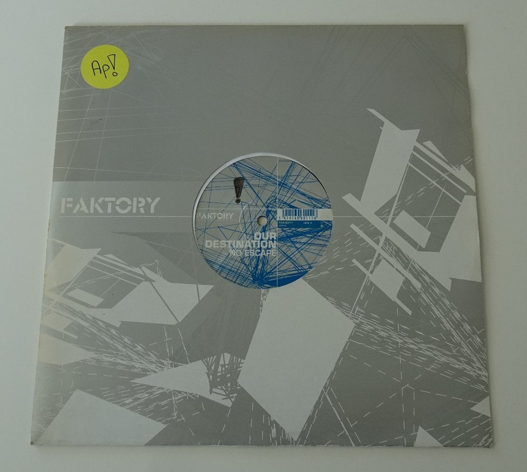 Our Destination - No Escape 12'' Hard House Vinyl 2001, Ophalen, Zo goed als nieuw, 12 inch