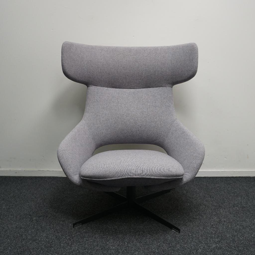 Artifort Kalm Comfort Fauteuil | Design stoel | Grijs, Gebruikt, -, 75 tot 100 cm, Ophalen of Verzenden