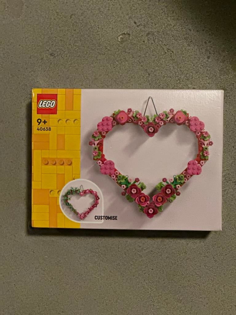 Nieuwe LEGO 40638 Hart Bloemen - Perfect Moederdag cadeau!, Overige thema's, Lego, Nieuw, Ophalen of Verzenden