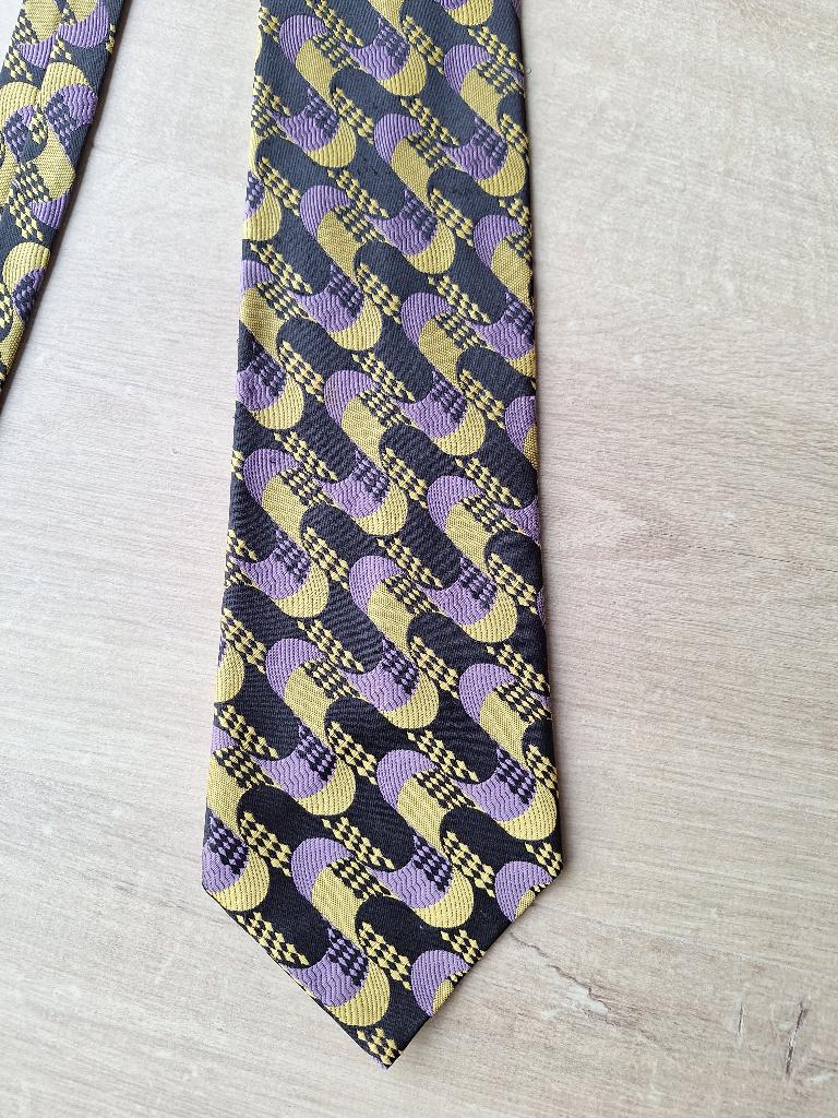 Alpi stropdas uit de jaren 70, Kleding | Heren, Stropdassen, Zo goed als nieuw, Met patroon, Zwart, Ophalen of Verzenden