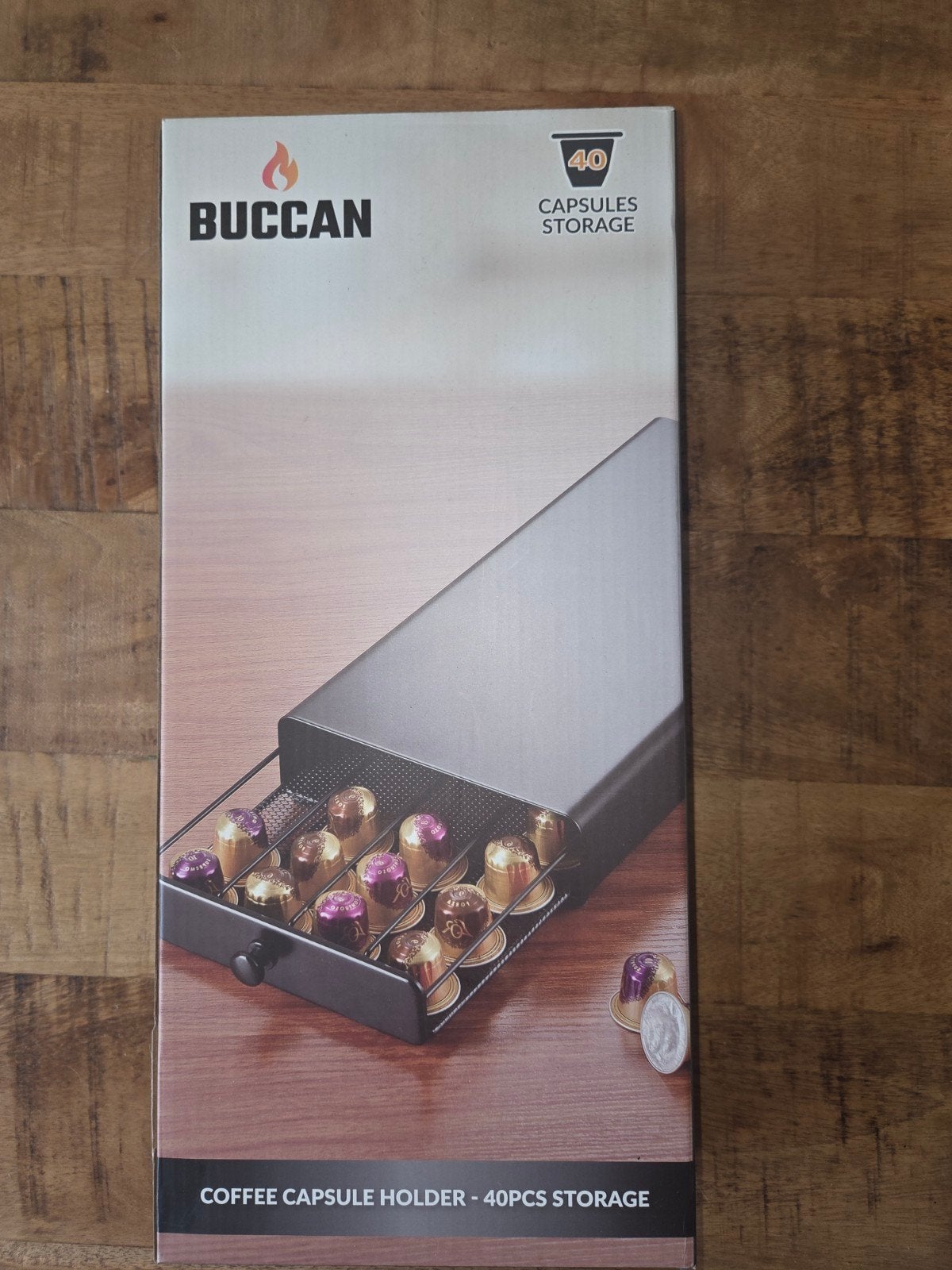 BUCCAN Koffiecapsulehouder - Opslag voor 40 capsules