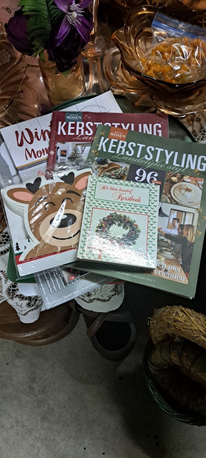 kerst spulletjes, Ophalen