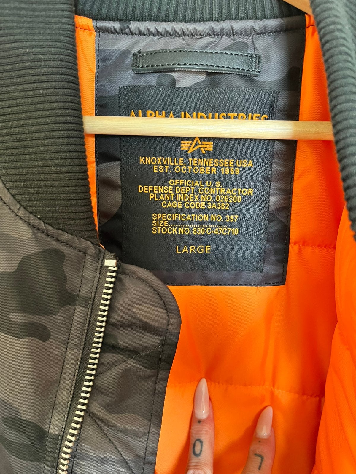 Camo parka van Alpha Industries, NIEUW, Ophalen of Verzenden, Nieuw, Maat 52/54 (L), Blauw