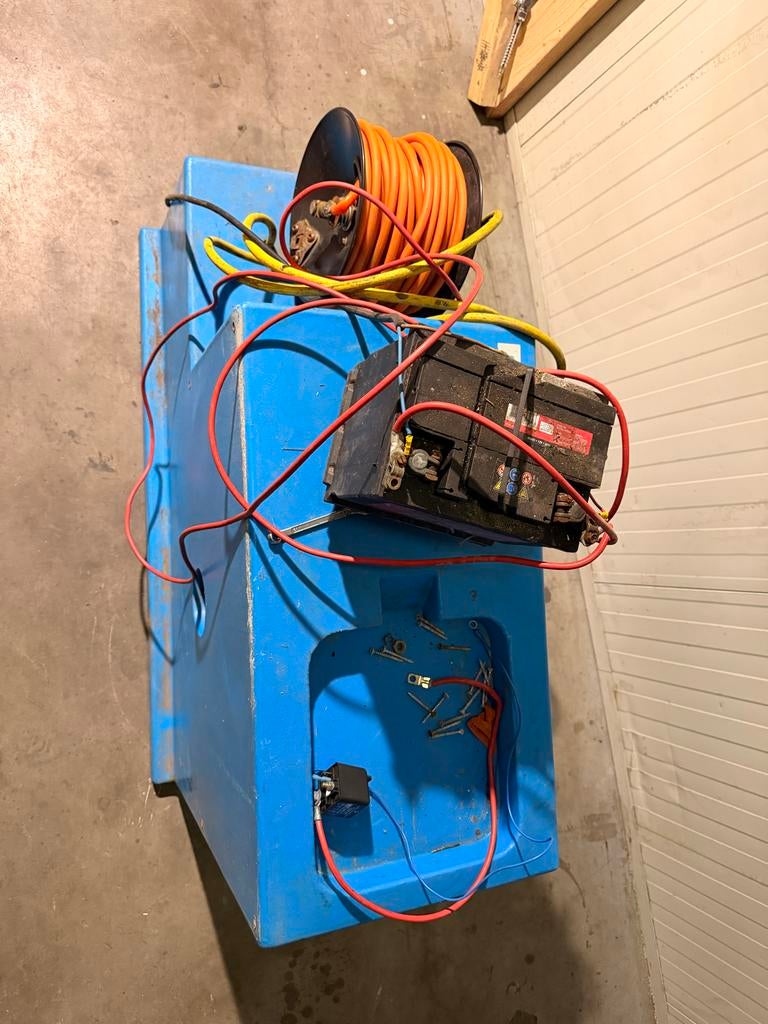 WFP Launcher Flow Controller met Accu en Slang, Ophalen