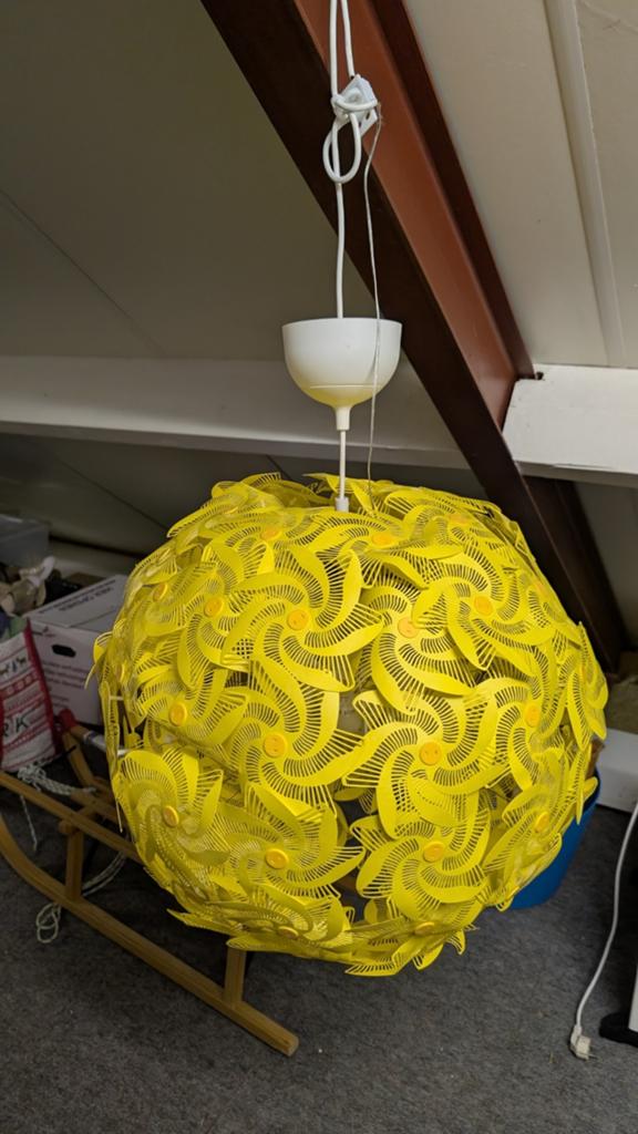 Grimsås Ikea lamp - Uniek design, Ophalen, Kunststof, Gebruikt, 50 tot 75 cm