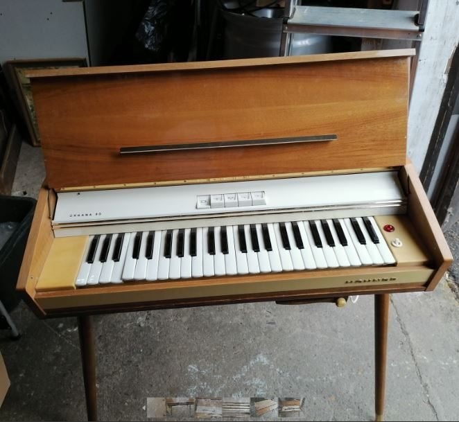 vintage elektrisch orgeltje Hohner eind 50er jaren, Ophalen, Huis en Inrichting