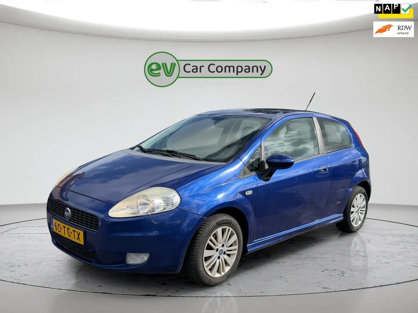 Fiat Grande Punto 1.4 Edizione Blue & Me | Nieuwe apk | Clim, Auto's, Voorwielaandrijving, Gebruikt, 4 cilinders, Grande Punto