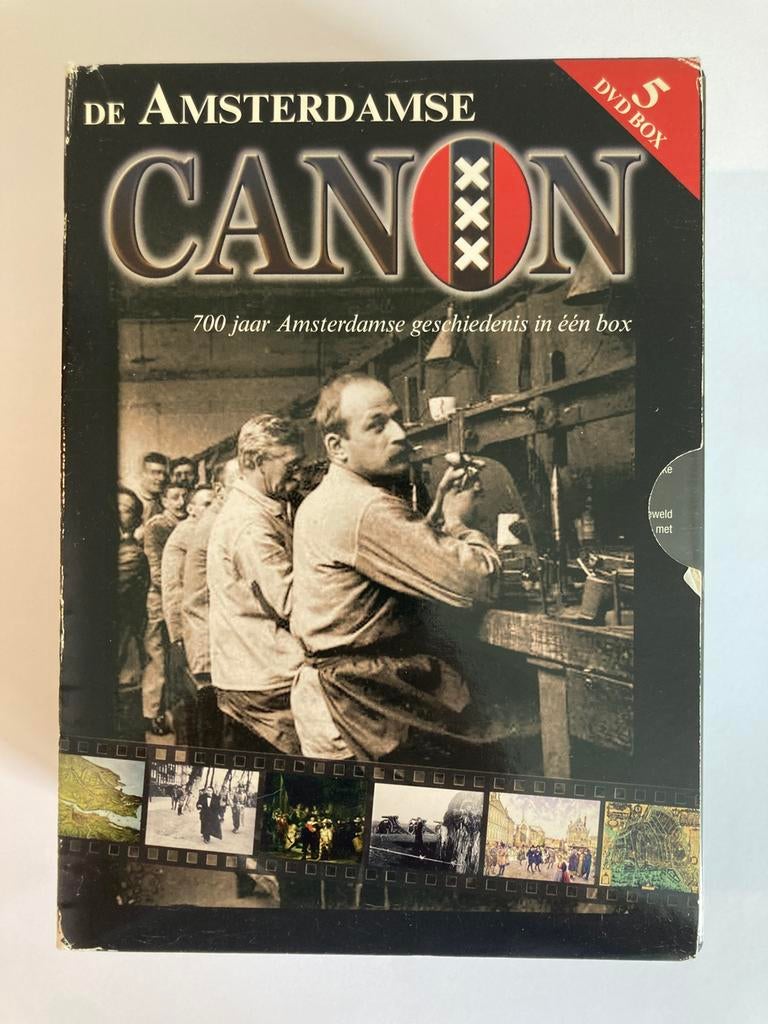 De Amsterdamse Canon, 2008 /5x DVD box /AT5 & Gemeente A’dam, Cd's en Dvd's, Alle leeftijden, Ophalen of Verzenden, Zo goed als nieuw