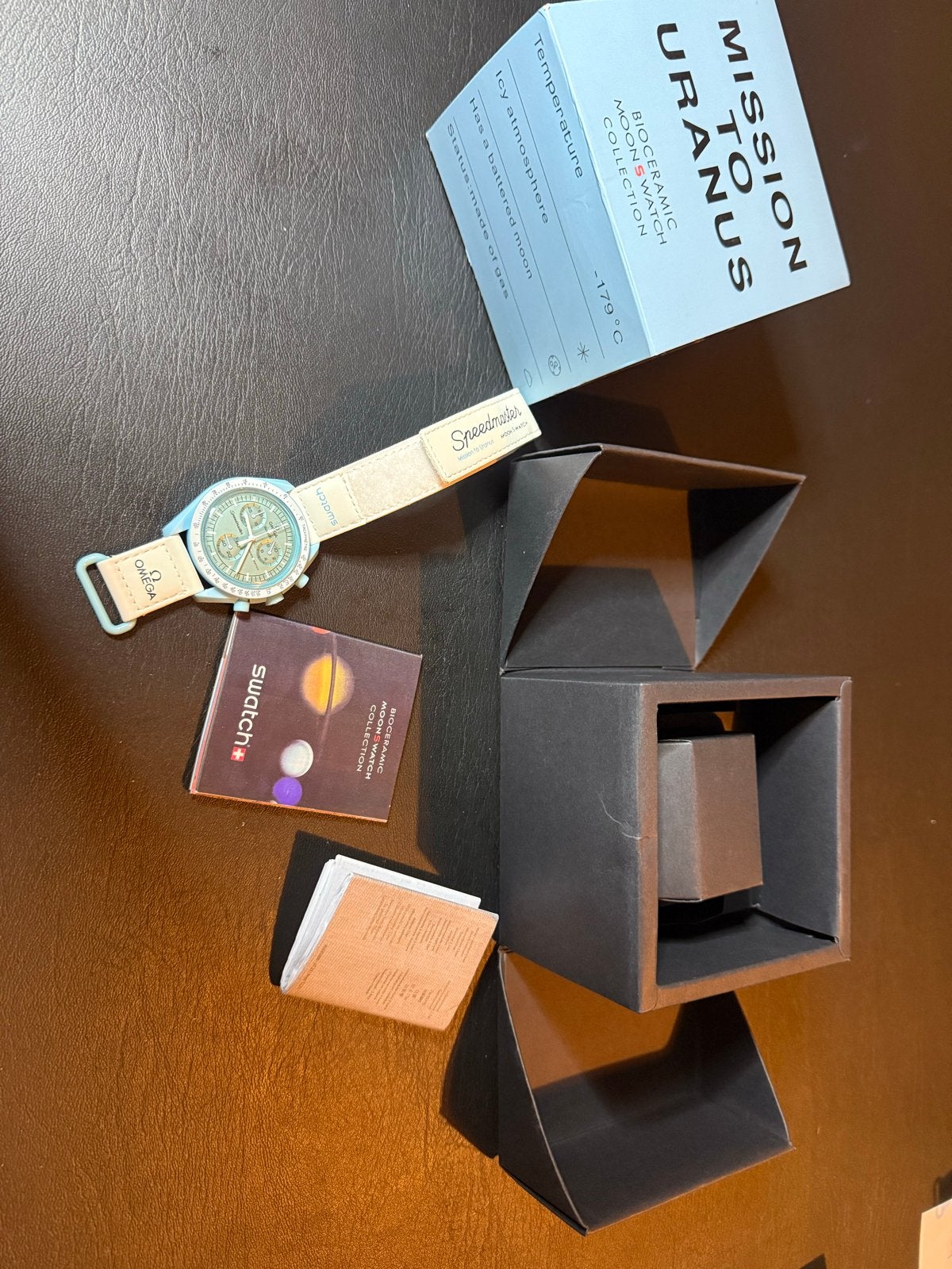 Swatch x Omega Moonswatch Mission to Uranus - Nieuw, Verzenden, Nieuw, Android