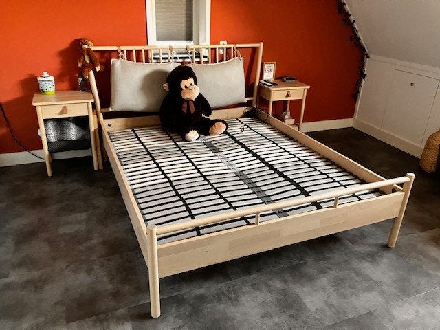 2 persoonsbed, Ophalen, Gebruikt, Tweepersoons, 200 cm