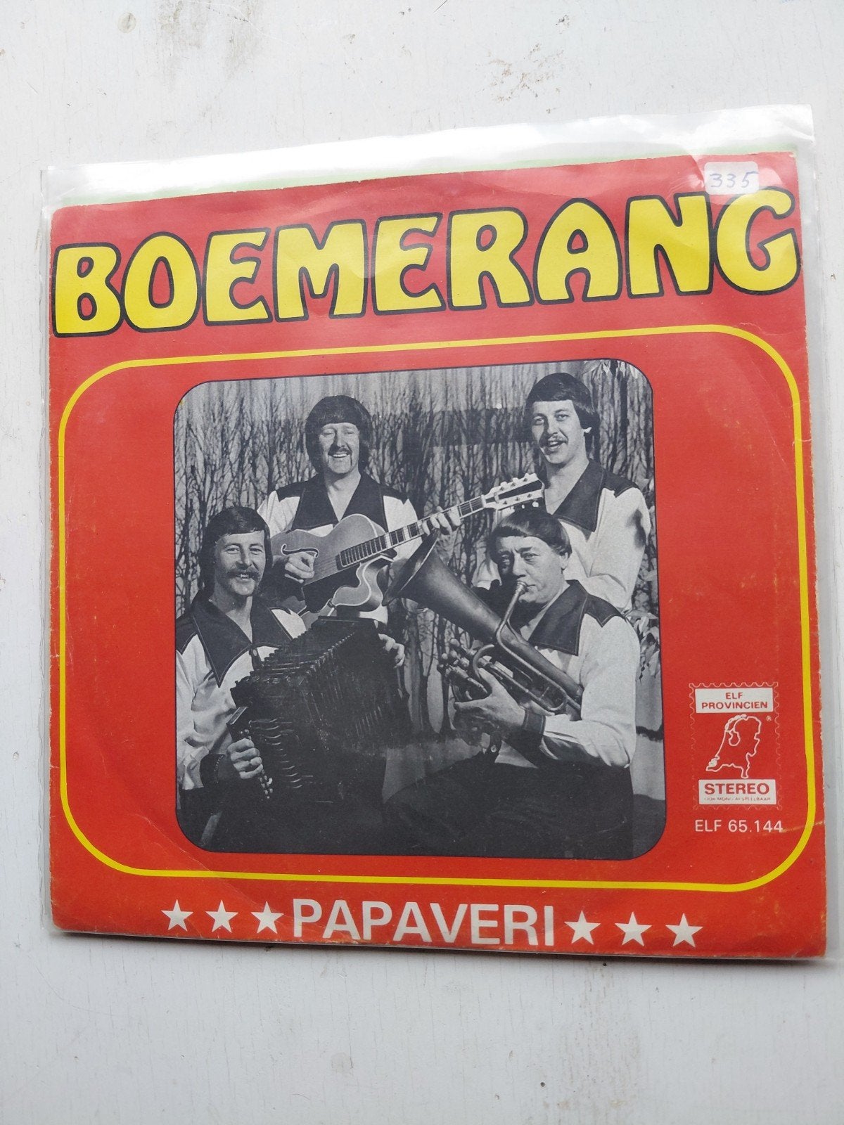 Boemerang - Papaveri - Vintage Single Vinyl, Gebruikt, Fotohoes, 7 inch, Single