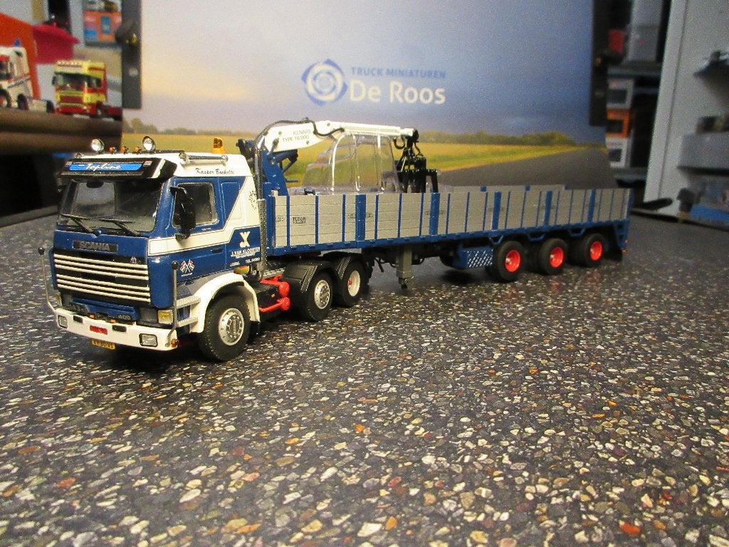 WSI Scania 143 J. van Klooster met certificaat, Ophalen of Verzenden, Nieuw, Bus of Vrachtwagen, Wsi