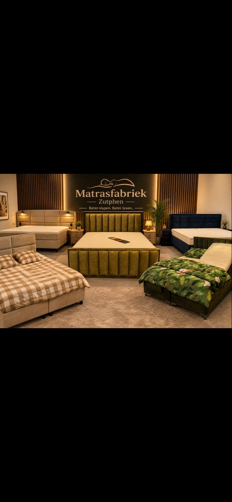 Luxe Boxsprings - Diverse Maten en Kleuren, Verstelbaar, Beige, Ophalen of Verzenden, 200 cm