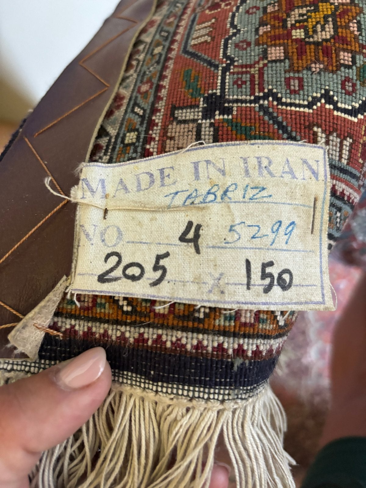 Prachtig Perzisch tapijt uit Iran - Zo goed als nieuw, Ophalen, 100 tot 150 cm, 200 cm of meer, Zo goed als nieuw