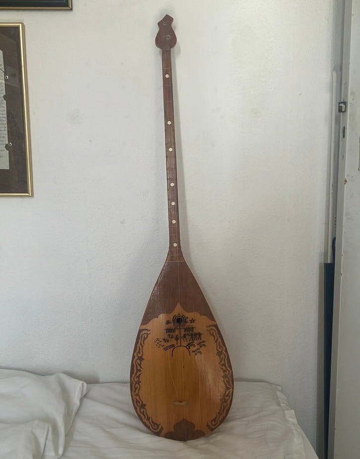 Dombra tweesnarig snaarinstrument uit Kazakhstan, Muziek en Instrumenten, Ophalen, Gebruikt, Overige typen