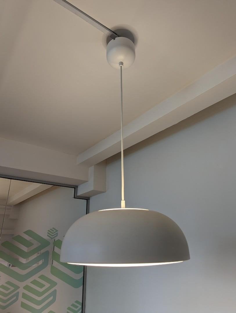 IKEA Nymåne plafondlamp/wandlamp wit, Kunststof, Overige fittingen, Ophalen of Verzenden, Zo goed als nieuw